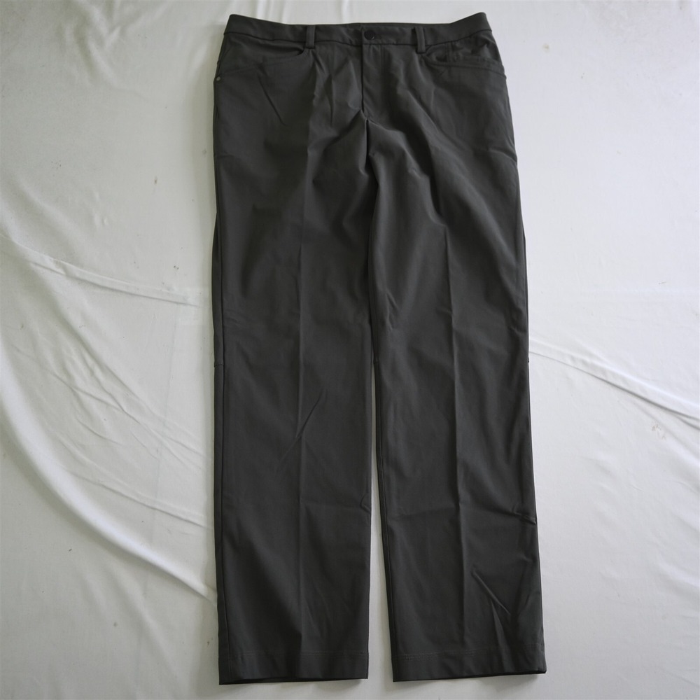 Lululemon 36x32 Gray ABC Classic Performance Warpstream Mens 5 Pocket Pants
